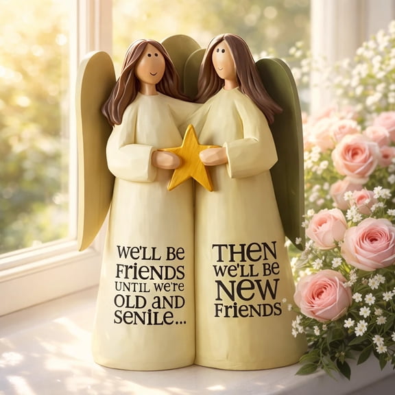 SPOORYYO Sister Friendship Statue Gift for Best Friends Cherish Your Bond