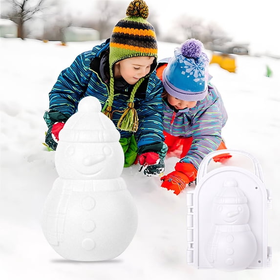 SPOORYYO Snow Play Molding Tool for Outdoor Fun, Easy to Use Snow Sculpting and Snowman Building, Compact Design for Backyard and Outdoor Activities