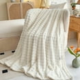 thumbnail image 1 of SPOORYYO Soft Fleece Blanket Warm and Cozy Double Sided All Season Solid Color Throw for Home Comfort, 1 of 6