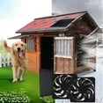 thumbnail image 1 of HOZVOMI Solar Panel Chicken House Exhaust Fan Portable Energy Efficient Double Fan with Protective Mesh, 1 of 7