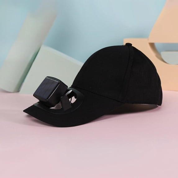 HOZVOMI Solar Powered Hat with USB Fan, Adjustable Sun Hat with Detachable Fan, Multifunctional Sunscreen Hat for Outdoor Activities