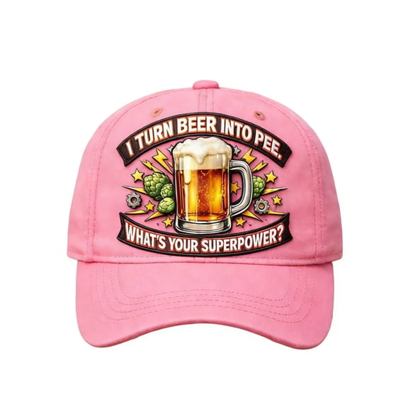 SPOORYYO Some Call It A I Call It A Superpower Baseball Cap Adjustable Vintage Hat Unisex Distressed Beer Gift Hat Multi