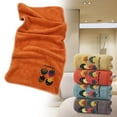 thumbnail image 1 of SPOORYYO Strawberry Corals Fleece Absorbent Towel, 1 of 4