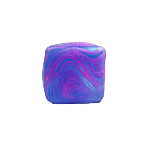 SPOORYYO Slow Rising Stress Cube, Stress Balls Ice Stress Relief Fidget Toys Sensory Stress Balls For Anxiety Relief, Blue_1Pc