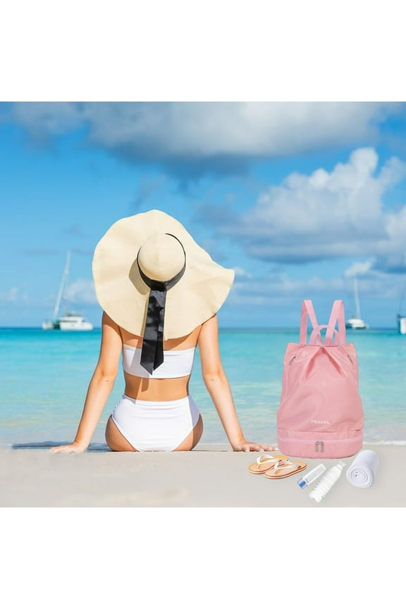 Swimming Backpack for Men and Women Fitness and Sports Bag with Dry and Wet Compartments