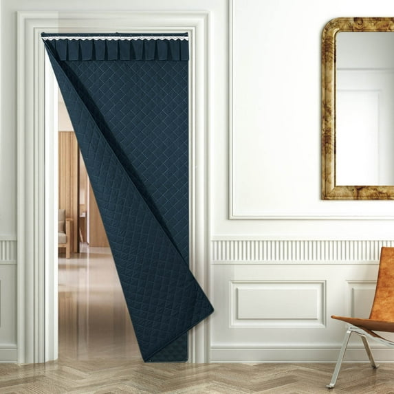 SPOORYYO Thermal Insulated Door Curtain, Blocks Drafts and Retains Warmth, Upgraded Thickened Cover for Winter and Summer