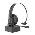 thumbnail image 1 of SPOORYYO Trucker Bluetooth Headset with Noise Cancelling, 2-3 Hour Fast Charging, Bluetooth 5.0, Multipoint Connection for Cell Phones, Computer, and Long-Distance Travel, 1 of 9