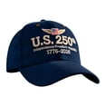 thumbnail image 1 of SPOORYYO U.S. 250th Anniversary Retro Washed Patriotic Baseball Cap Adjustable Tribute Hat with USA Flag, 1 of 7
