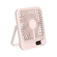 thumbnail image 1 of SPOORYYO USB Desk Fan, USB Fan, USB Home Outdoor High-speed Mini Digital Display Folding Small Fan, Mini Fan Table Fan for Better Cooling, 1 of 8