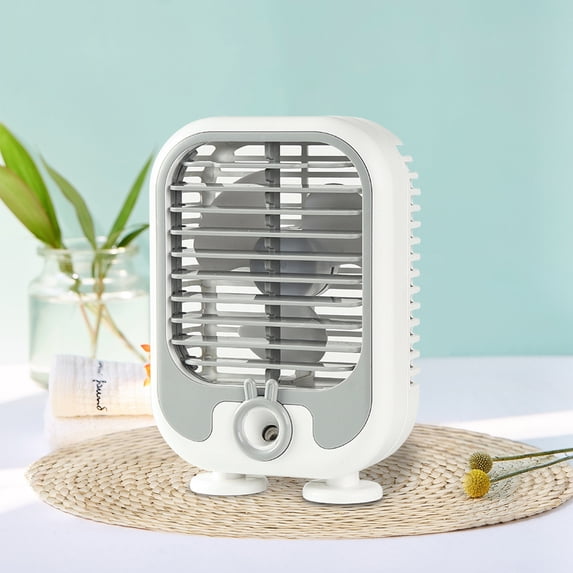 HOZVOMI USB Desktop Spray Fan, Personal Wind Cooler with Quiet Operation, Portable Evaporative Refrigeration Technology, Ideal for Home and Office Use