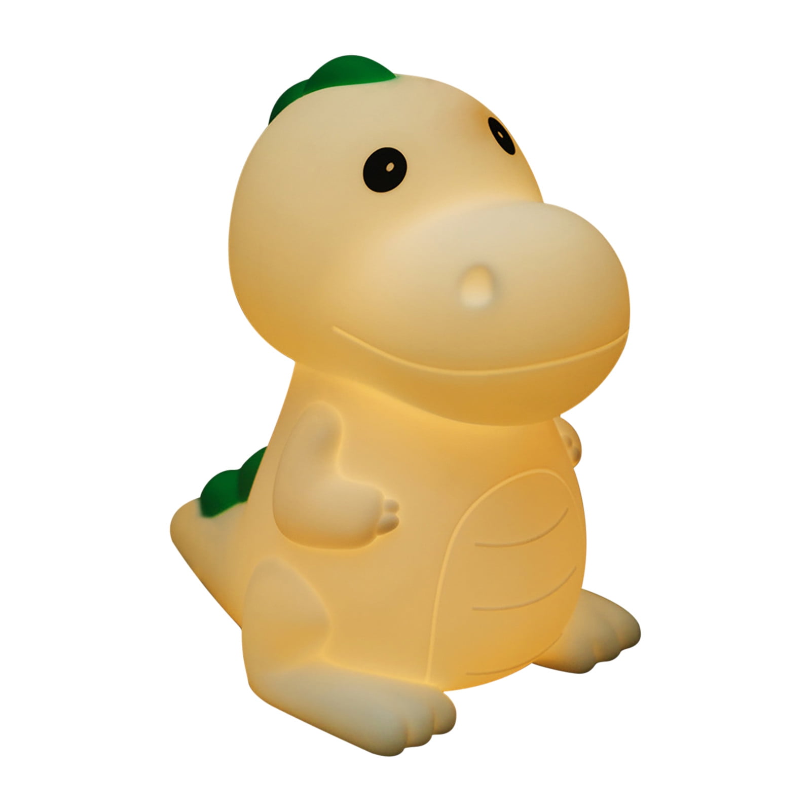 SPOORYYO USB Rechargeable Dinosaur Night Light for Kids, Soft LED Lamp with Adjustable Brightness and Dual Lighting Modes, Perfect Nursery Decor and Gift