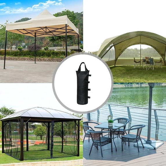 SPOORYYO Umbrella Base Weights Sandbag,Deluxe Round Patio Sunshade Umbrella Base Weight Bag Sand Up