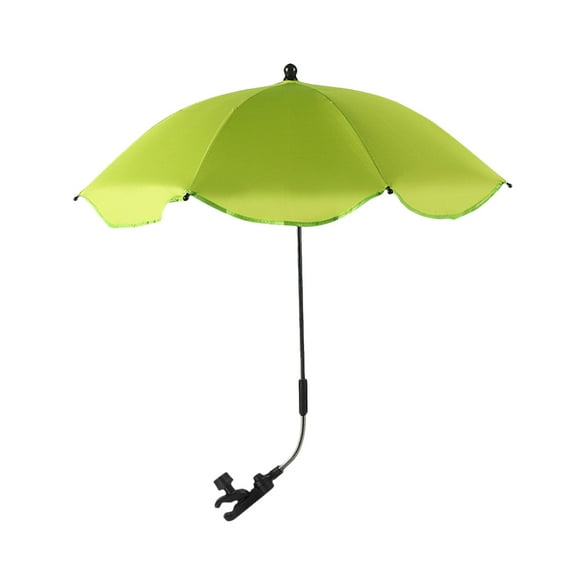 SPOORYYO Universal Baby Pram Umbrella, Foldable Sunshade for Stroller and Pushchair, Easy Attach Clamp, 78cm Expanded Size