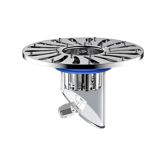 SPOORYYO Universal Stainless Steel Floor Drain Deodorizer with Insect-Proof and Anti-Odor Features - Easy Installation, Gravity Closed Lid, Large Caliber for Fast Drainage, Removable Filter Basket