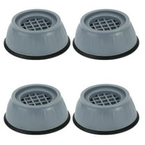 SPOORYYO Universal Washing Machine Foot Pads for Vibration and Noise Reduction, Shock-Absorbing and Slip Resistant - 4 Pcs