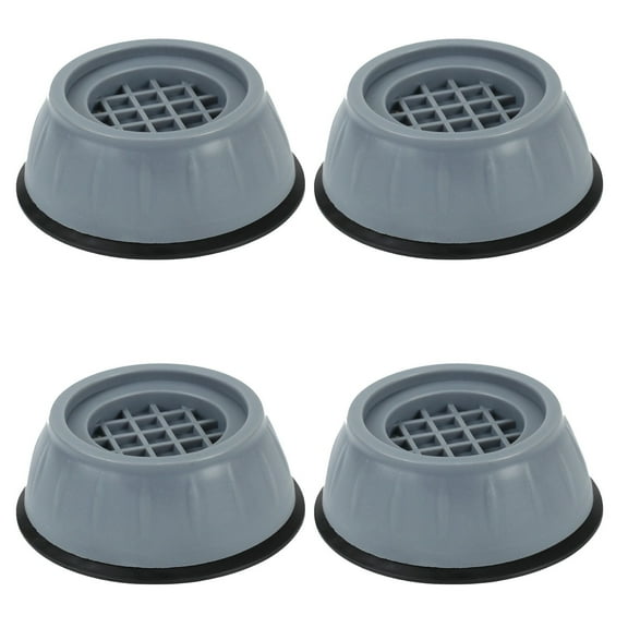 SPOORYYO Universal Washing Machine Foot Pads for Vibration and Noise Reduction, Shock-Absorbing and Slip Resistant - 4 Pcs