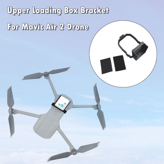 SPOORYYO Upper Loading Box GPS Bracket Mount Adapter for Mavic Air 2 Drone, Compatible with Various GPS Trackers and Watches