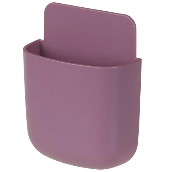 SPOORYYO Wall Mount Phone Holder Organize Your Living Room with a Convenient Remote Control Storage Box