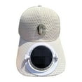 thumbnail image 1 of HOZVOMI Wide Solar Fan Outdoor Fishing Hat with Adjustable 3 Speed Fan for Sun Protection and Comfort, 1 of 5