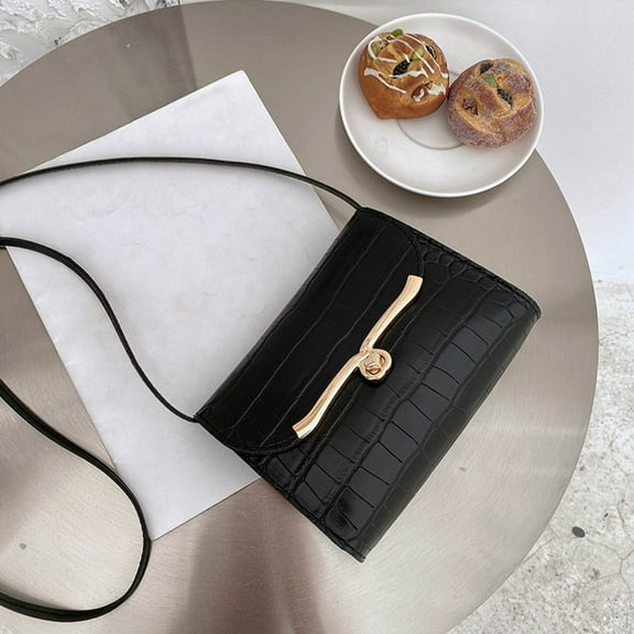 SPOORYYO Women Simply Fashion Bag Strap Messenger Shoulder Bag Crossbody Purse Bag Fashion Meets Functionality - Versatile Crossbody Purse with Chic Strap.