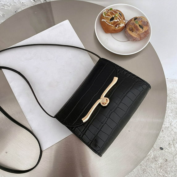 SPOORYYO Women Simply Fashion Bag Strap Messenger Shoulder Bag Crossbody Purse Bag Fashion Meets Functionality - Versatile Crossbody Purse with Chic Strap.