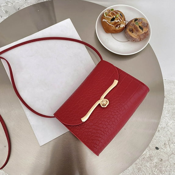 SPOORYYO Women Simply Fashion Bag Strap Messenger Shoulder Bag Crossbody Purse Bag Fashion Meets Functionality - Versatile Crossbody Purse with Chic Strap.