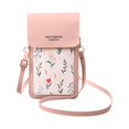 thumbnail image 1 of SPOORYYO Women Touchscreen Phone Bags Carry Your Essentials in Style with this Mini Leather Mobile Phone Crossbody Bag, Featuring Credit Card Slots for Added Convenience, 1 of 1