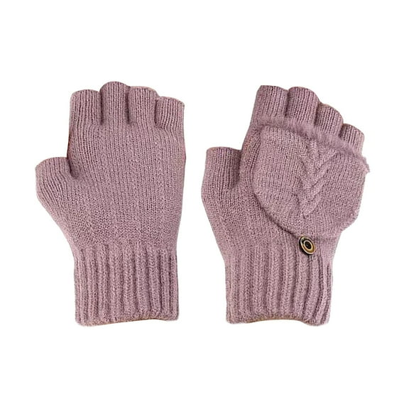 SPOORYYO Women's & Men's USB Heated Gloves Mitten Winter Hands Warm Laptop Gloves, Double-sided Palm And Back Of Hand Heatin