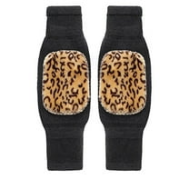 SPOORYYO Wool Winter Knee Warmer - Unisex, Windproof & Breathable Support for Outdoor Sports and Cold Weather - 42-45cm Length