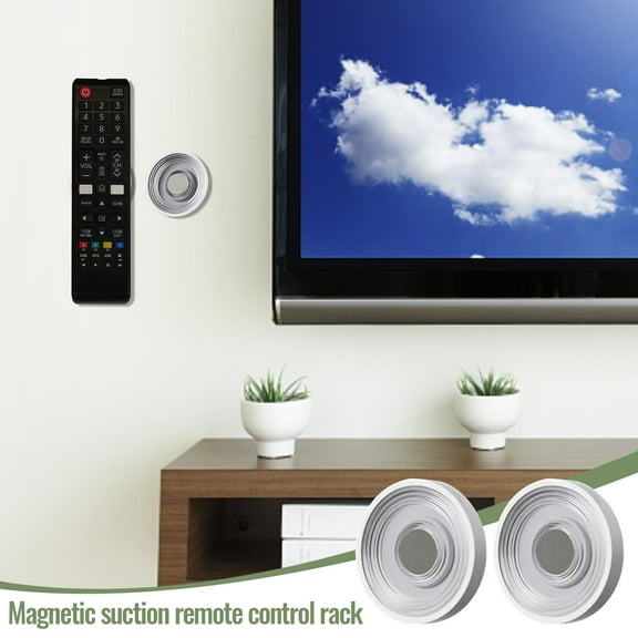 SPORRYOO Magnetic Remote Control Hook Keep Your Remote Controls Handy with this Wall Mount TV Remote Control Manager featuring Magnetic Holders