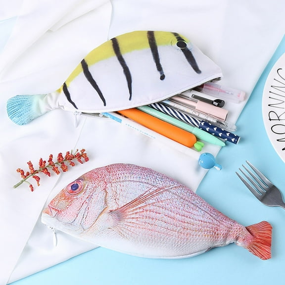 SPOORYYO Simulation Pencil Case Personalized Crucian Unique Storage Solution for Students Personalized Pencil Case with Creative Design