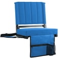 thumbnail image 1 of SPORT BEATS Stadium Seats with Back Support Bleacher Chairs with Back and Cushion Thick Padded Bleacher Seats Includes Shoulder Strap, 1 of 8