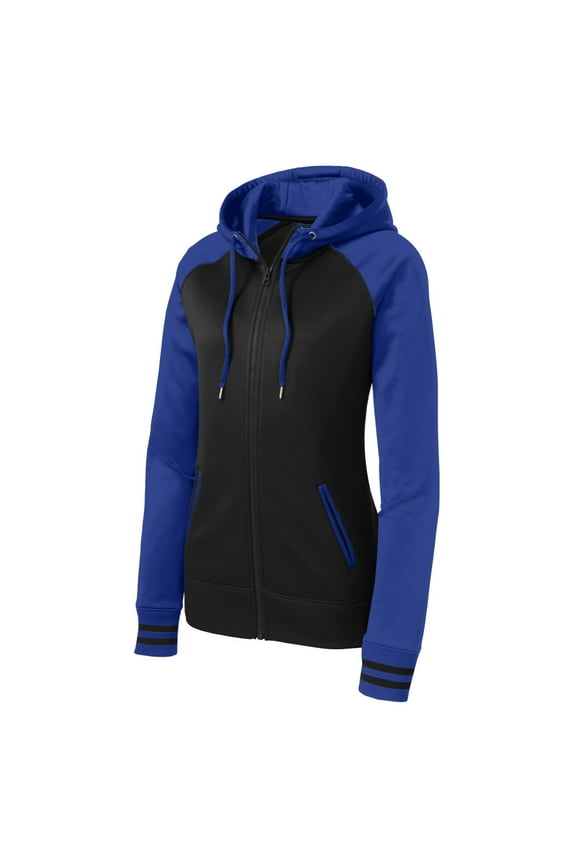 LADIES SPRT_WICK VRSTY FLC FULL-ZIP HOODED JKT F20