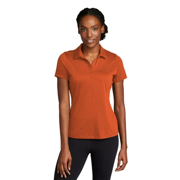 SPORT-TEK Ladies PosiCharge Strive Polo. LST530-Texas Orange-4X-Large