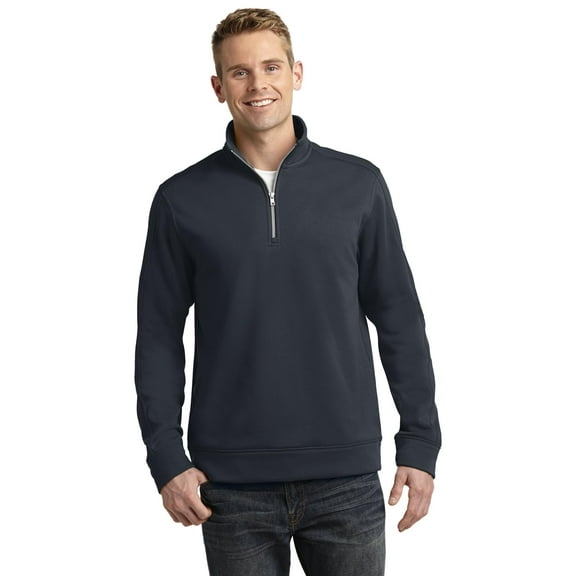 SPORT-TEK Men's Repel 1/4 Zip Pullover XS Graphite Grey