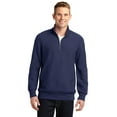 thumbnail image 1 of SPORT-TEK Men's Super Heavyweight 1/4 Zip Pullover Sweatshirt M True Navy, 1 of 6