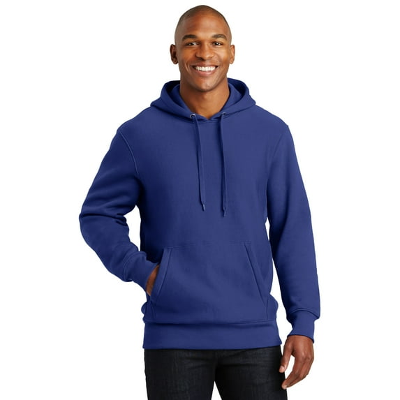 SPORT-TEK Men's Super Heavyweight Pullover Hooded Sweatshirt XS Royal