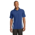 thumbnail image 1 of SPORT-TEK Mens PosiCharge Micro-Mesh Colorblock Polo, XS, True Royal/White, 1 of 6