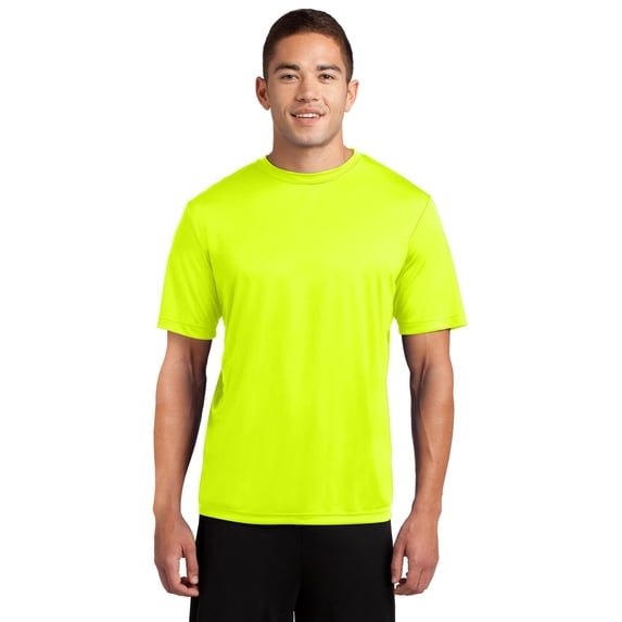 SPORT-TEK Mens Tall PosiCharge Competitor Tee, LT, Neon Yellow