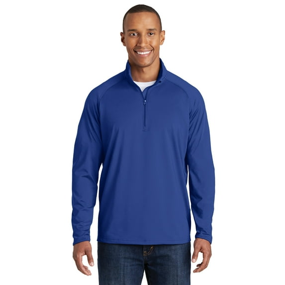 SPORT-TEK SPORT-WICK STRETCH 1/2-ZIP PULLOVER F20