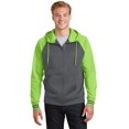 thumbnail image 1 of SPORT-TEK SPORT-WICK VARSITY FLEECE FULL-ZIP HOODED JACKET F20, 1 of 6