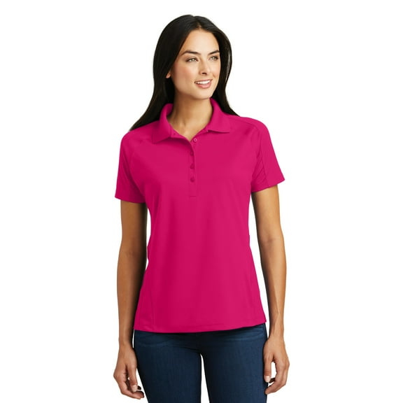 SPORT-TEK Women's Dri Mesh Pro Polo 3XL Pink Raspberry