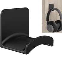 SPORTLINK Adhesive Gaming Headphone Hanger Holder Wall Mount for Most Headset & Controller Under Desk Hook- Black