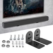 SPORTLINK Universal Sound Bar Wall Mount - Adjustable Bracket Under TV - Black