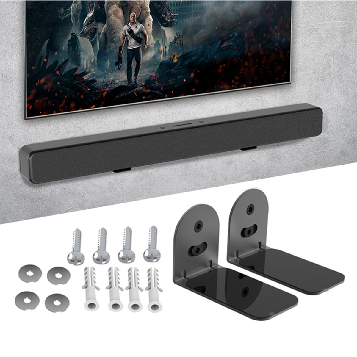 AH9603064A Sound Bar Wall Mount Brackets Set for Samsung, HWJ355