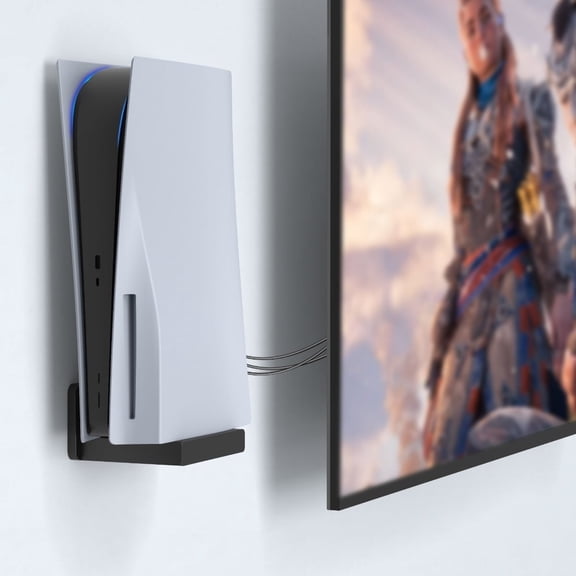 SPORTLINK Wall Mount for PS5 - Mounts Playstation 5 on a Wall by Your TV Black