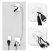 SPORTLINK Wall Mounted TV Cord Hider - Cable Management Kit Hides TV Wires Behind The Wall - White