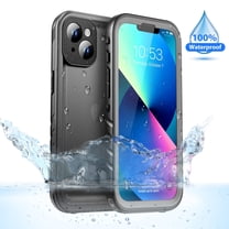SPORTLINK Waterproof Case for iPhone 13 Shockproof Dustproof Phone Screen Protector Full Body Heavy Duty Sealed Protective Cover 6.1 inch - Frosted Black