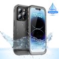 thumbnail image 1 of SPORTLINK Waterproof Case for iPhone 14 Pro Max Shockproof Dustproof Phone Screen Protector Full Body Protective Cover 6.7 inch - Frosted Black, 1 of 9