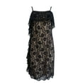 thumbnail image 1 of SPORTMAX Women's Black Lace Overlay Sheath Dress 22270613 Sz 8 NWT, 1 of 3